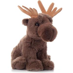 The Petting Zoo Moose Stuffed Animal Plushie, Gifts for Kids, Wild Onez Babiez Wildlife Animals, Moose Plush Toy 6 inches(6 inches)