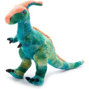 The Petting Zoo Parasaurolophus Dinosaur Stuffed Animal Plushie, Dinosaur Animals, Green Dinosaur Plush Toy 22 inches