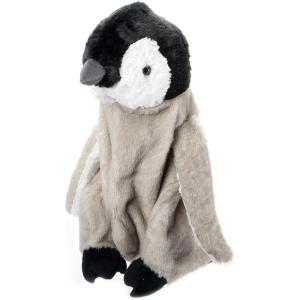 The Petting Zoo Penguin Stuffed Animal Plushie Backpack, Gifts for Kids, Sealife Animal Toy, Gray Penguin Plush Toy Book Bag, 20 inches