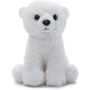 The Petting Zoo Polar Bear Stuffed Animal Plushie, Gifts for Kids, Wild Onez Babiez Zoo Animals, Polar Bear Plush Toy 6 inches(6 in)