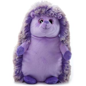 The Petting Zoo Purple Hedgehog Stuffed Animal, Gifts for Kids, Purple Pazzion Hedgehog Plush Toy 11 inches