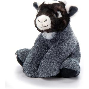 The Petting Zoo Pygmy Goat Stuffed Animal Plushie, Gifts for Kids, Wild Onez Wildlife Barn Animals, Goat Plush Toy, 9 inches