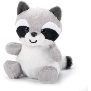 The Petting Zoo Raccoon Stuffed Animal Plushie, Gifts for Kids, Nuggetz Wildlife Stuffed Animals, Raccoon Plush Toy, 6 inches