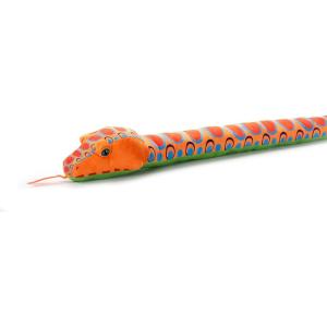 The Petting Zoo Rainbow Boa Snake Stuffed Animal Plushie, Gifts for Kids, Earth Keeperz Snake Animals, Zoologee Rainbow Boa Snake Plush Toy, 54 inches