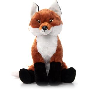 The Petting Zoo Red Fox Stuffed Animal Plushie, Gifts for Kids, Wild Onez Wildlife Animals, Jumbo Fox Plush Toy 20 inches