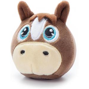 The Petting Zoo Red Fox Stuffed Animal Plushie, Squishiez Wildlife Animal Squeeze Toy, Red Fox Plush Toy, 3 inches(Brown)