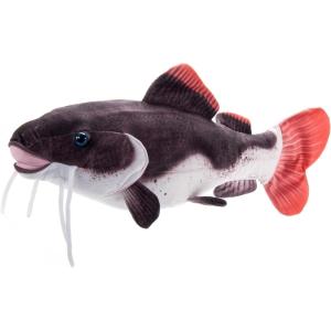 The Petting Zoo Redtail Catfish Stuffed Animal Plushie, Gifts for Kids, Wild Onez Sealife River Fish Animals, Purple Redtail Catfish Plush Toy 20 Inches