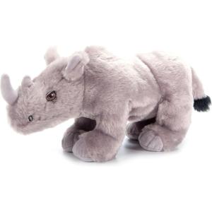 The Petting Zoo Rhino Stuffed Animal Plushie, Gifts for Kids, Earth Keeperz Wildlife Animals, Zoologee Grey Rhino Plush Toy, 12 inches