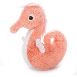The Petting Zoo Seahorse Stuffed Animal Plushie, Gifts for Kids, Fuzzlez Sealife Animals, Coral Seahorse Plush Toy 12 Inches