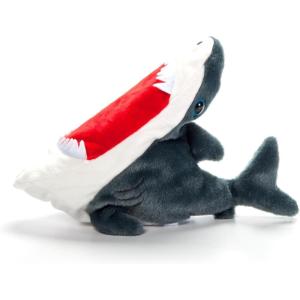 The Petting Zoo Shark Stuffed Animal Plushie Slap Bracelet, Gifts for Kids, Slapstix Sealife Animals, Shark Plush Toy, 10 inches