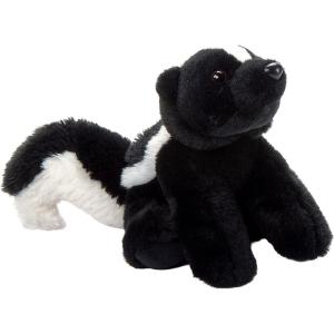 The Petting Zoo Skunk Stuffed Animal Plushie, Gifts for Kids, Wild Onez Wildlife Animals, Skunk Plush Toy 9 inches