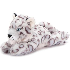 The Petting Zoo Snow Leopard Stuffed Animal Plushie, Gifts for Kids, Earth Keeperz Wildlife Animals, Zoologee Snow Leopard Plush Toy, 10 inches