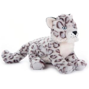 The Petting Zoo Snow Leopard Stuffed Animal Plushie, Gifts for Kids, Earth Keeperz Wildlife Animals, Zoologee Snow Leopard Plush Toy, 12 inches