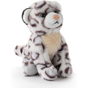 The Petting Zoo Snow Leopard Stuffed Animal Plushie, Gifts for Kids, Wild Onez Babiez Zoo Animals, Snow Leopard Plush Toy 6 inches(6 in)