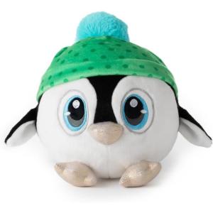The Petting Zoo Snowball Penguin Stuffed Animal, Gifts for Kids, Christmas Plush Toys, 7 inch (Green Hat)(Green Hat)