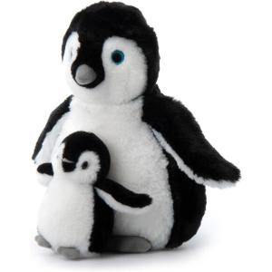 The Petting Zoo Softee Penguin Stuffed Animals, Mom and Baby, Gifts for Kids, Penguin Plush Toy 12 inches
