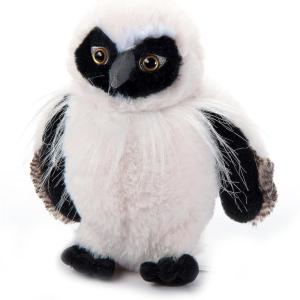 The Petting Zoo Spectacled Owl Stuffed Animal Plushie, Gifts for Kids, Wild Onez Wildlife Animals, Owl Plush Toy 9 Inches