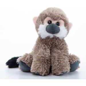The Petting Zoo Squirrel Monkey Stuffed Animal Plushie, Gifts for Kids, Wild Onez Wildlife Animals, Monkey Plush Toy 9 inches