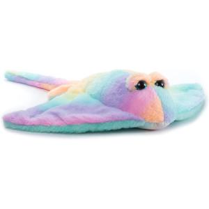The Petting Zoo Stingray Stuffed Animal Plushie, Ombrez Ocean Animals, Rainbow Stingray Plush Toy 22 inches from Tip of Tail to Head