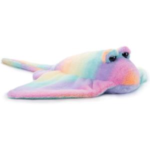 The Petting Zoo Stingray Stuffed Animal Plushie, Ombrez Ocean Animals, Rainbow Stingray Plush Toy 30 inches from Tip of Tail to Head