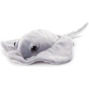 The Petting Zoo Stingray Stuffed Animal Plushie Slap Bracelet, Gifts for Kids, Slapstix Sealife Animals, Grey Stingray Plush Toy, 10 inches(Medium)