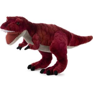The Petting Zoo T-Rex Dinosaur Stuffed Animal Plushie, Gift for Kids, Dinosaur Animals, Red T-Rex Dinosaur Plush Toy 15 inches