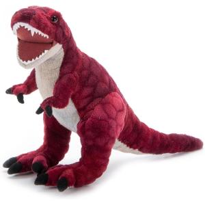 The Petting Zoo T-Rex Dinosaur Stuffed Animal Plushie, Gift for Kids, Dinosaur Animals, Red T-Rex Dinosaur Plush Toy 24 inches