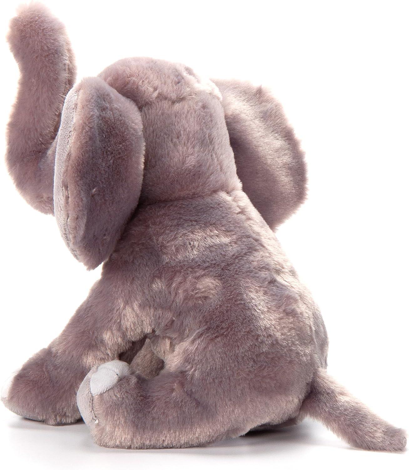 image:imageThe Petting Zoo African Elephant Stuffed Animal Plushie Gifts for Kids Wild Onez Safari Animals Elephant Plush Toy 12 Inches
