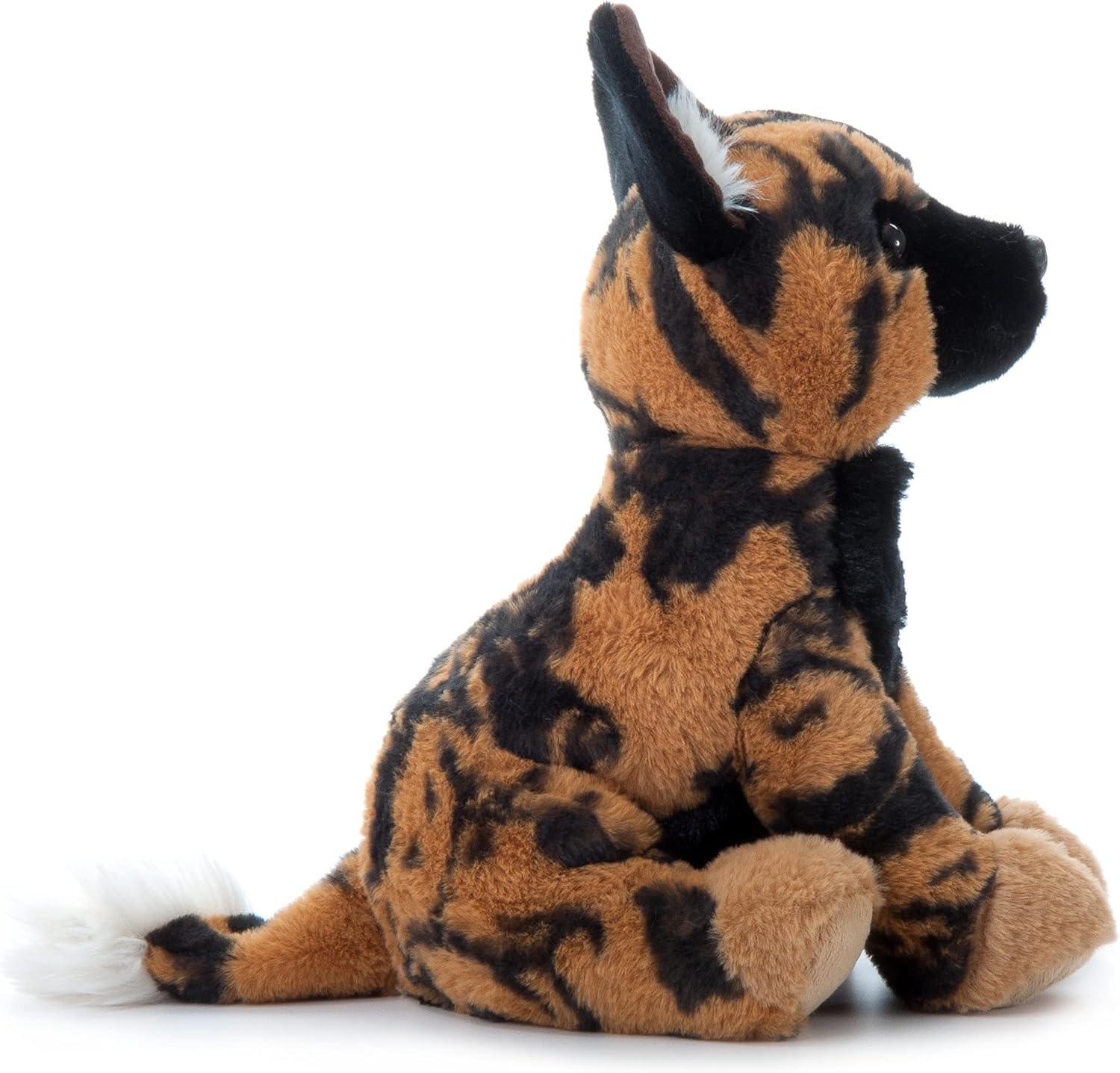 image:imageThe Petting Zoo African Wild Dog Stuffed Animal Gifts for Kids Wild Onez Zoo Animals African Wild Dog Plush Toy 12 inches
