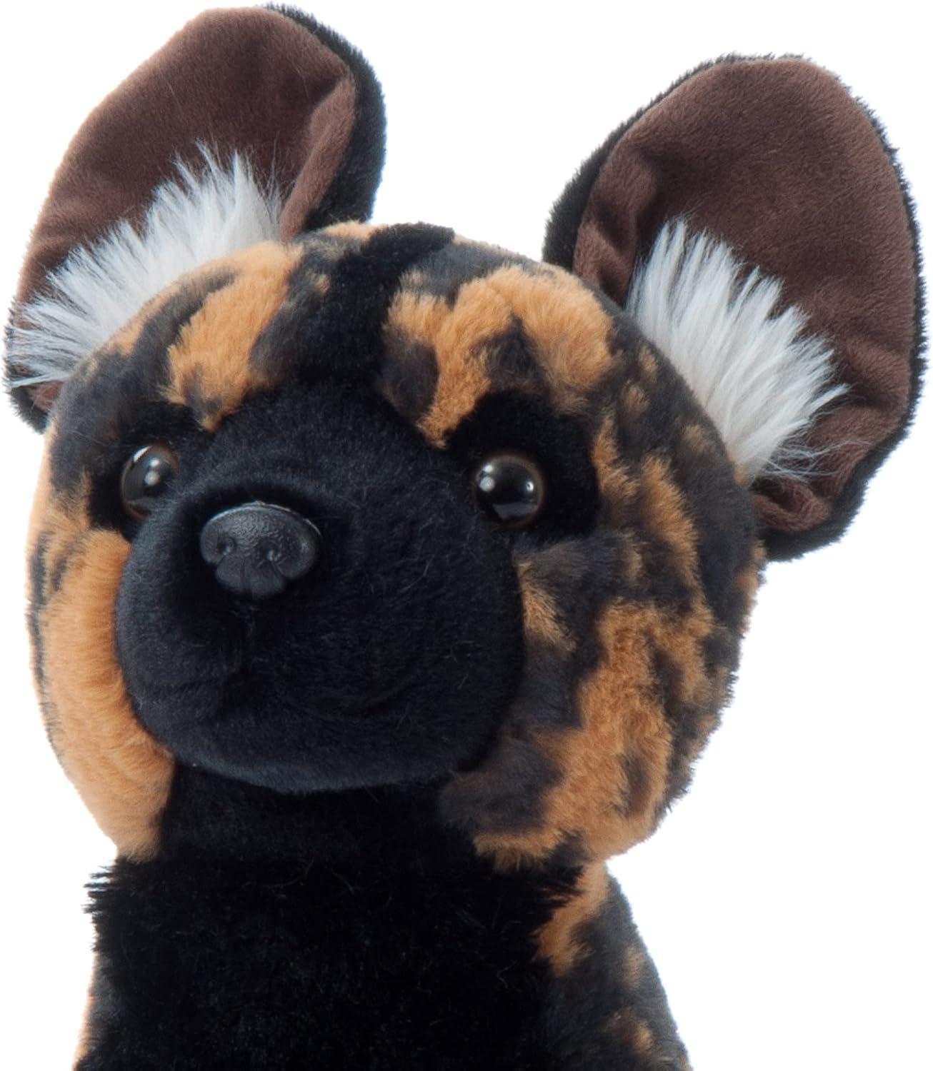image:imageThe Petting Zoo African Wild Dog Stuffed Animal Gifts for Kids Wild Onez Zoo Animals African Wild Dog Plush Toy 12 inches