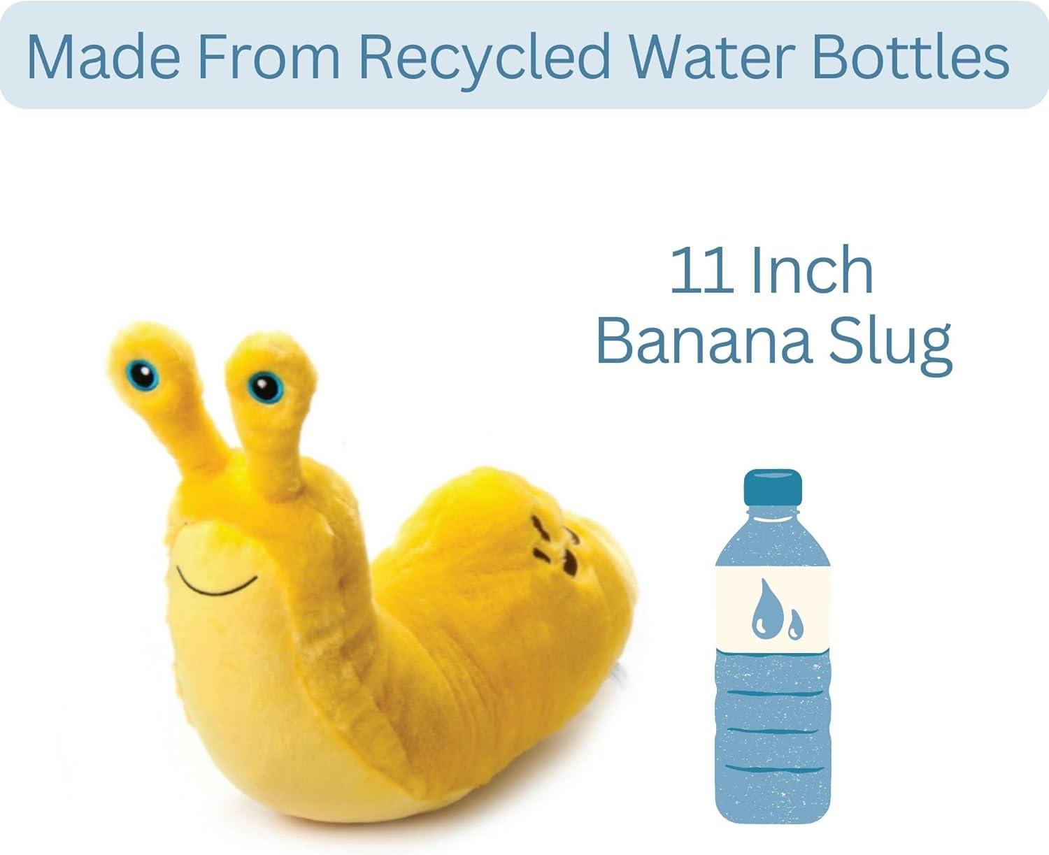 image:imageThe Petting Zoo Banana Slug Stuffed Animal Plushie Gifts for Kids Wild Onez Wildlife Animals Slug Plush Toy 11 inches
