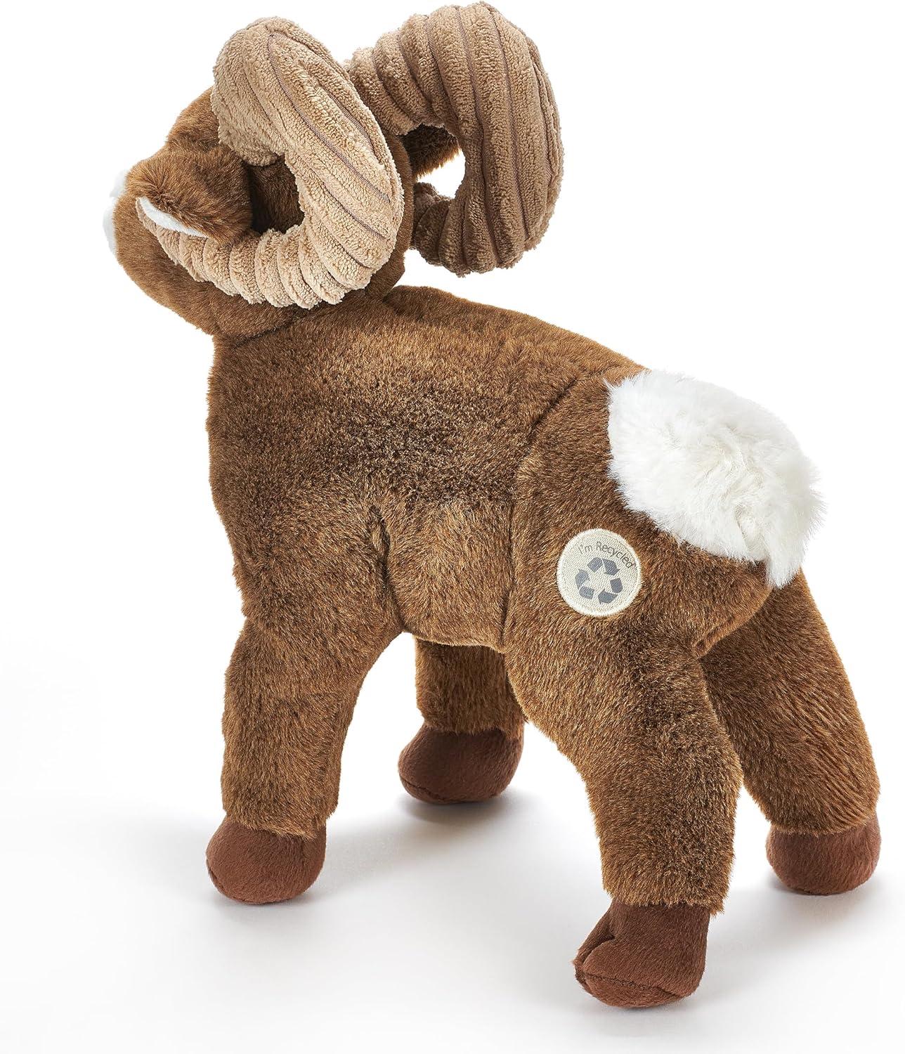 image:imageThe Petting Zoo Big Horn Sheep Stuffed Animal Plushie Gifts for Kids Wild Onez Zoo Animals Sheep Plush Toy 12 inches