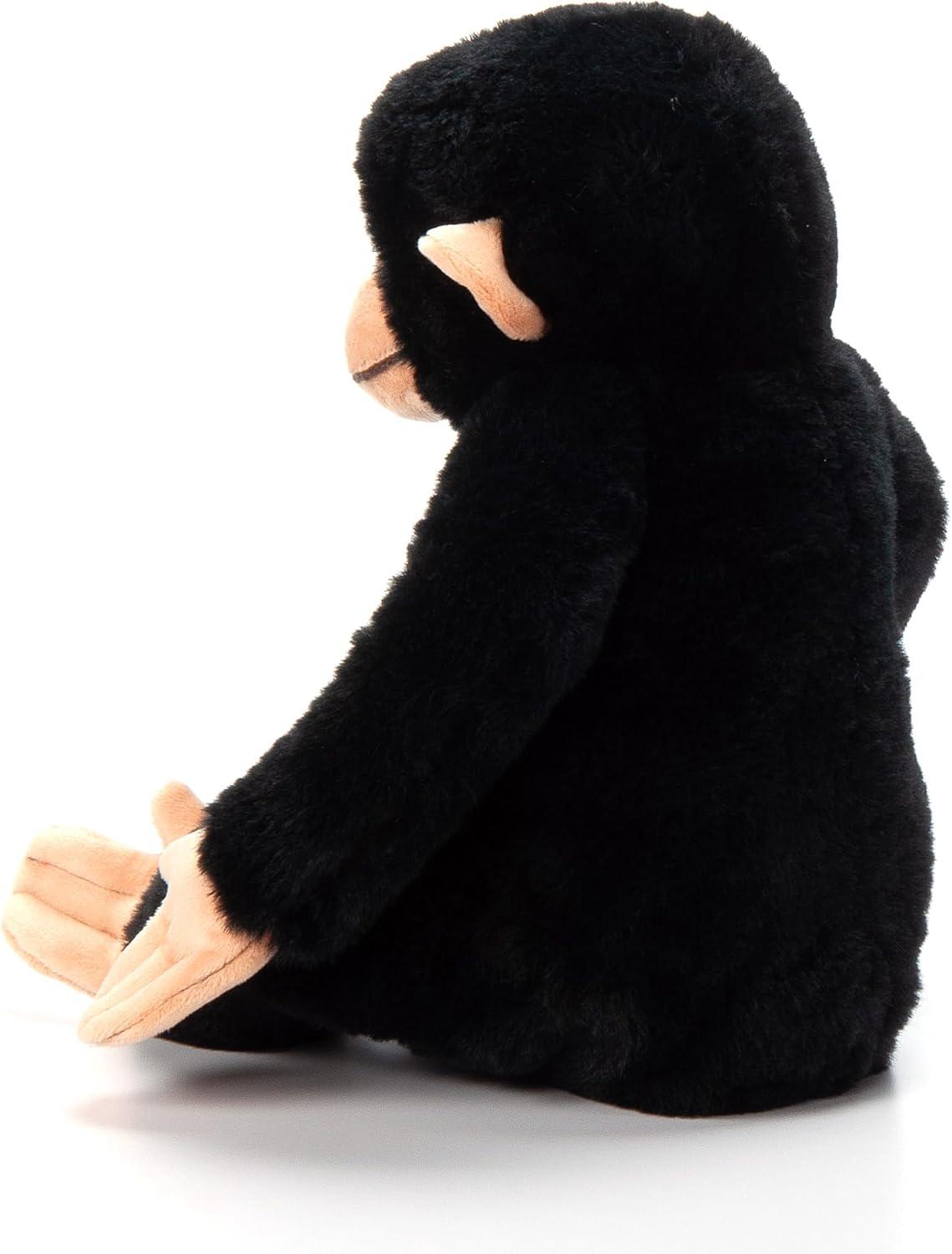 image:imageThe Petting Zoo Chimp Stuffed Animal Plushie Gifts for Kids Wild Onez Zoo Animals Zoologee Chimp Plush Toy 12 inches