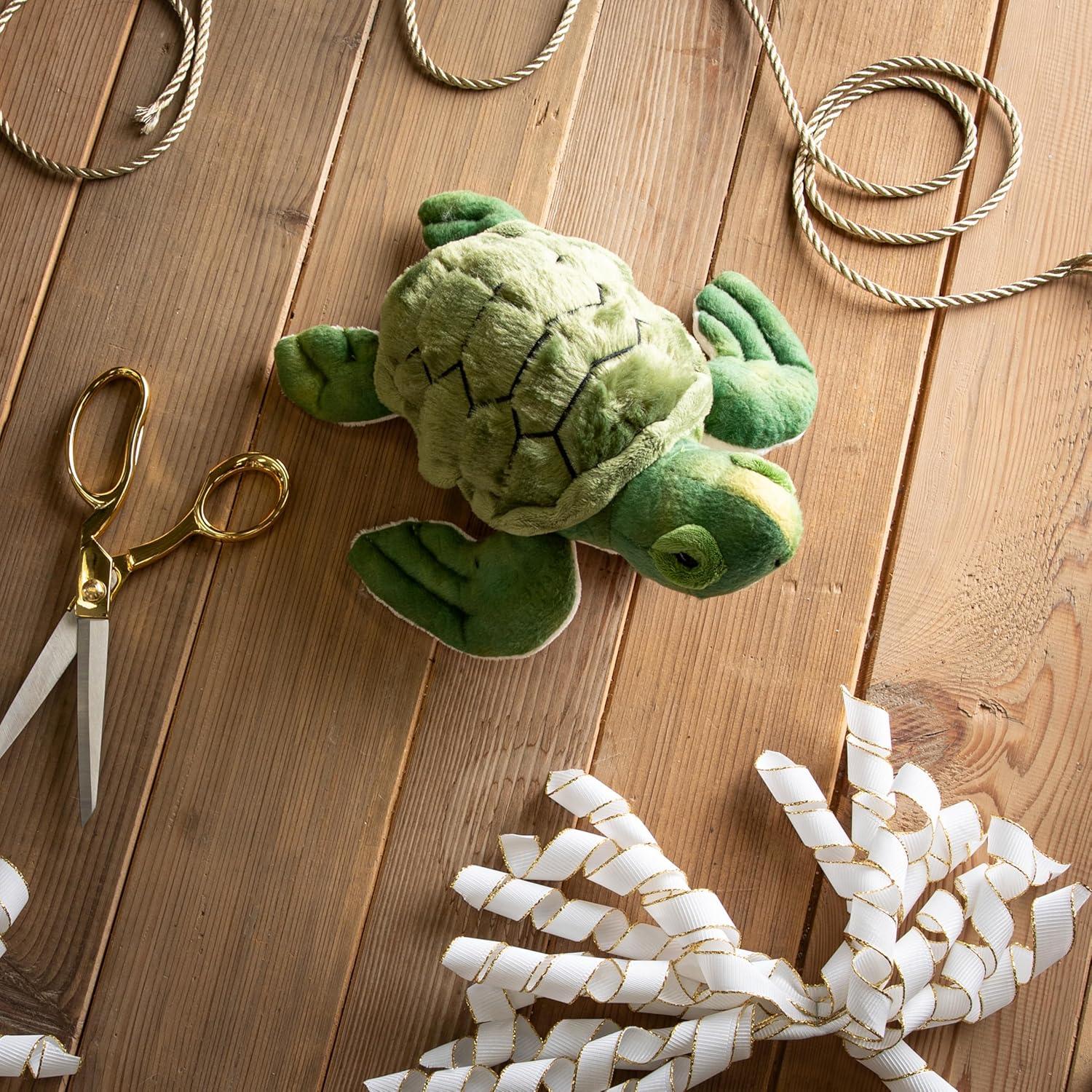 image:imageThe Petting Zoo Conservation Sea Turtle Stuffed Animal Gifts for Kids Baby Sea Turtle Plush Toy 10 inches
