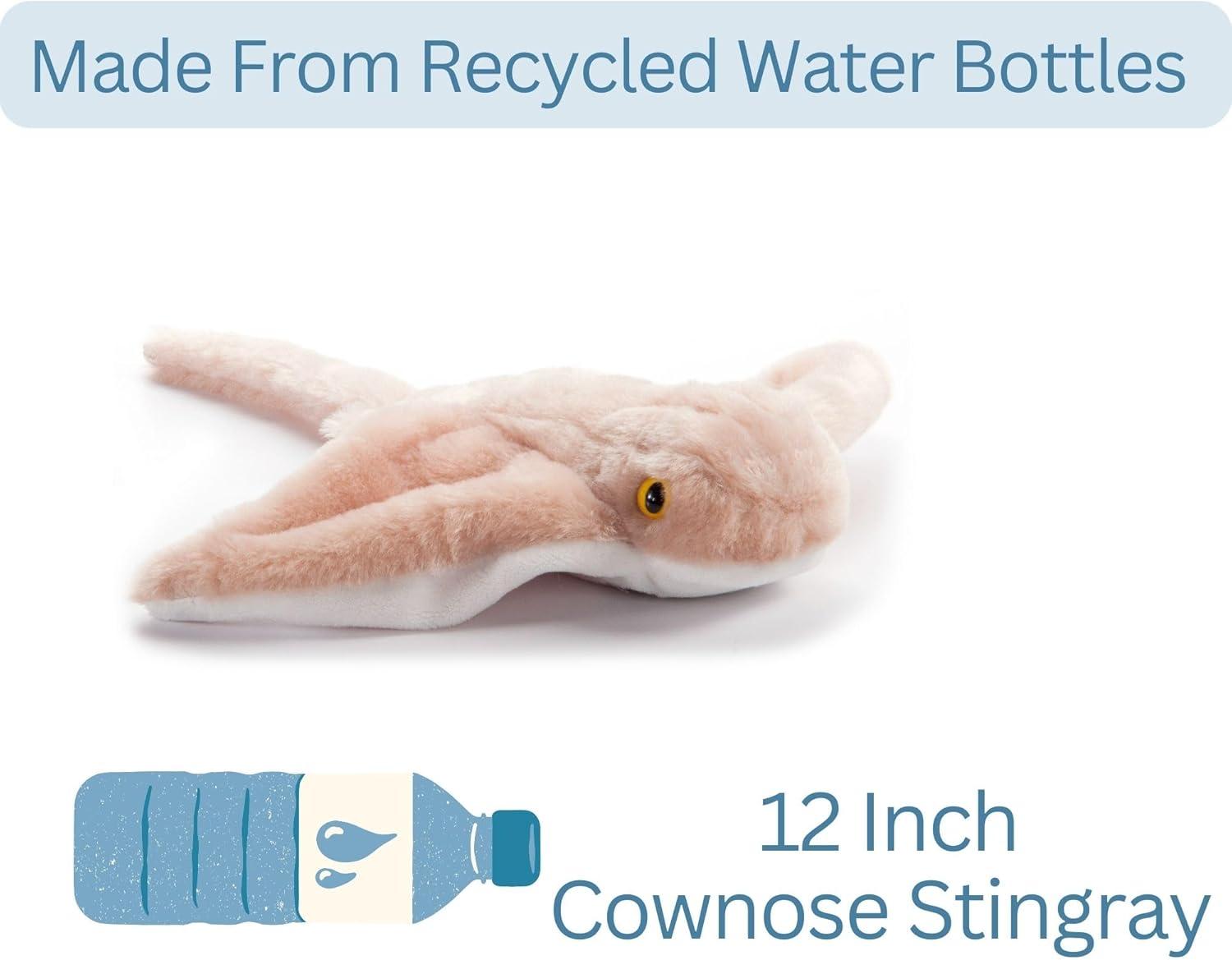 image:imageThe Petting Zoo Cownose Ray Stuffed Animal Plushie Gifts for Kids Wild Onez Babiez Sealife Animals Stingray Plush Toy 12 inches