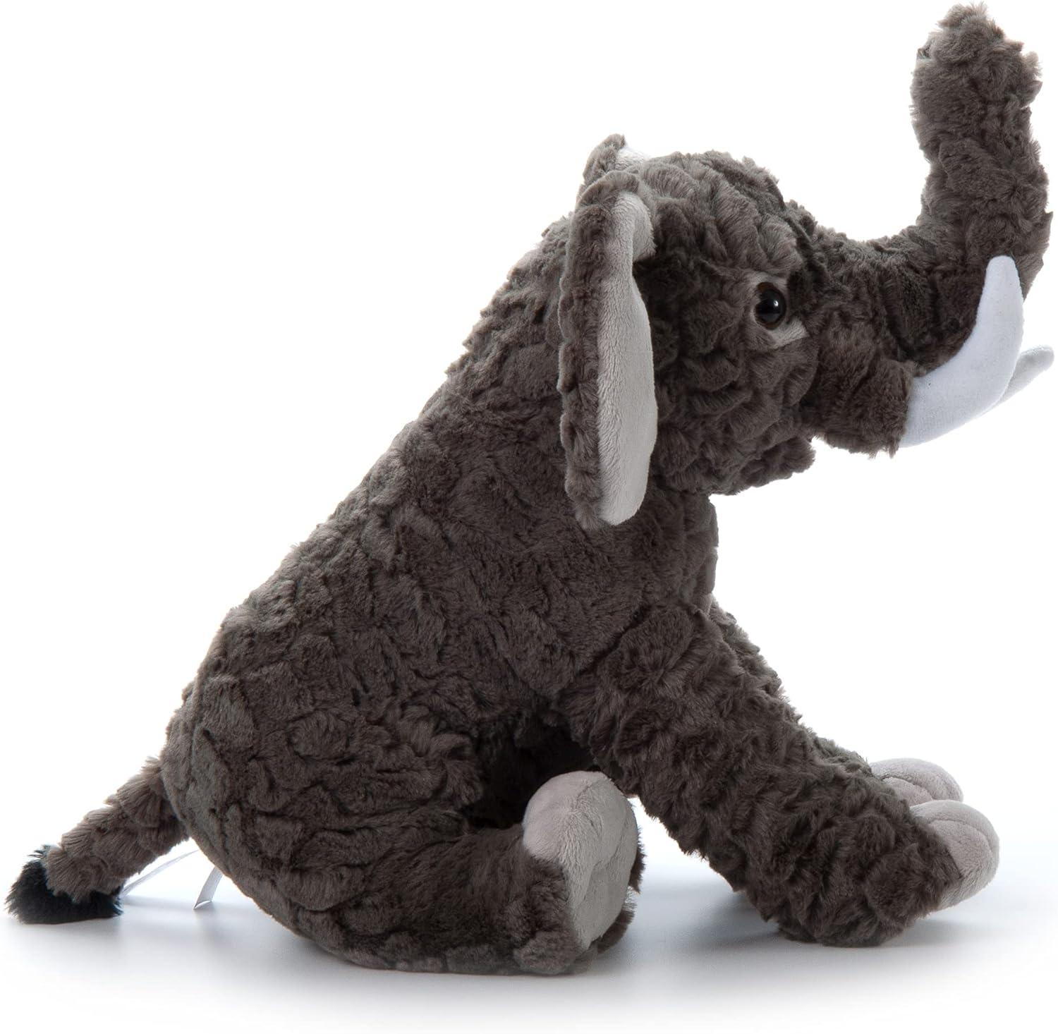 image:imageThe Petting Zoo Elephant Stuffed Animal Gifts for Kids Wild Onez Zoo Animals Elephant Plush Toy 12 inches