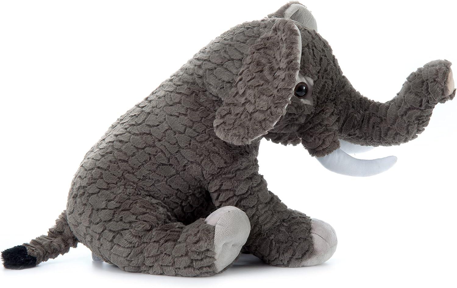 image:imageThe Petting Zoo Elephant Stuffed Animal Gifts for Kids Wild Onez Zoo Animals Jumbo Elephant Plush Toy 20 inches