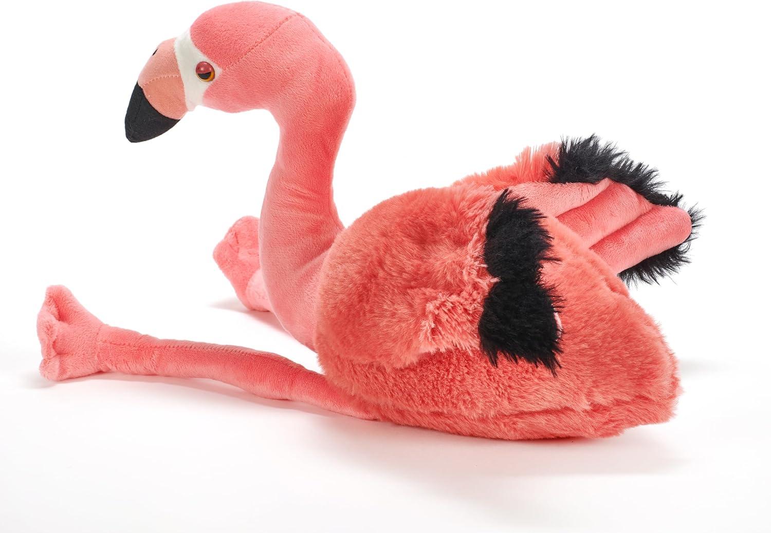 image:imageThe Petting Zoo Flamingo Stuffed Animal Gifts for Kids Wild Onez Zoo Animals Flamingo Plush Toy 12 inches