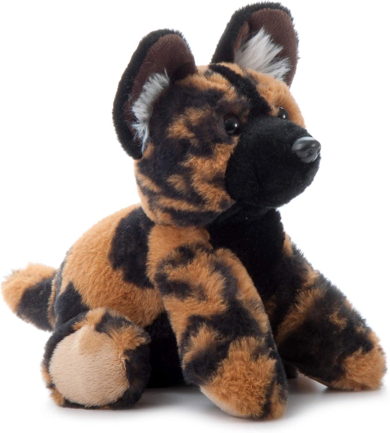 image:imageThe Petting Zoo Floppy African Wild Dog Stuffed Animal Plushie Gifts for Kids Wild Onez Wildlife Animals Dog Plush Toy 9 inches
