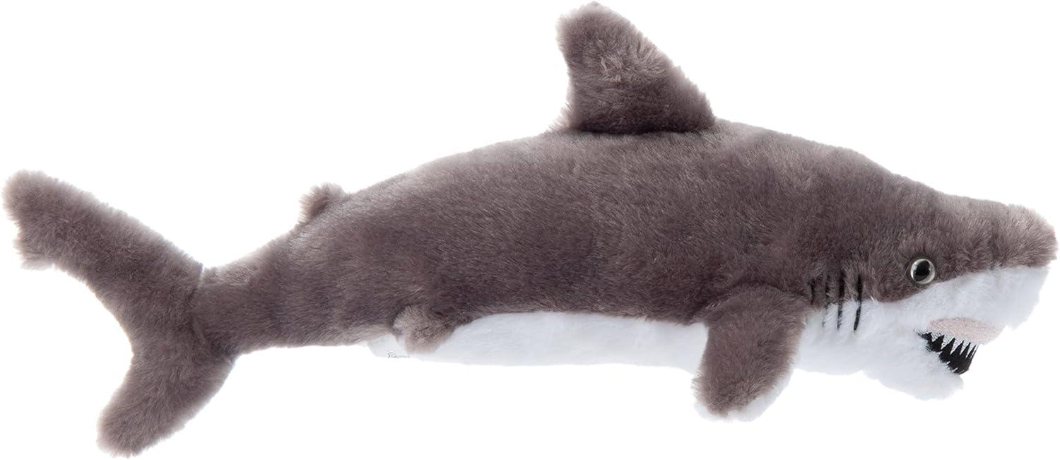 image:imageThe Petting Zoo Great White Shark Stuffed Animal Plushie Gifts for Kids Wild Onez Ocean Animals Shark Plush Toy 16 inches