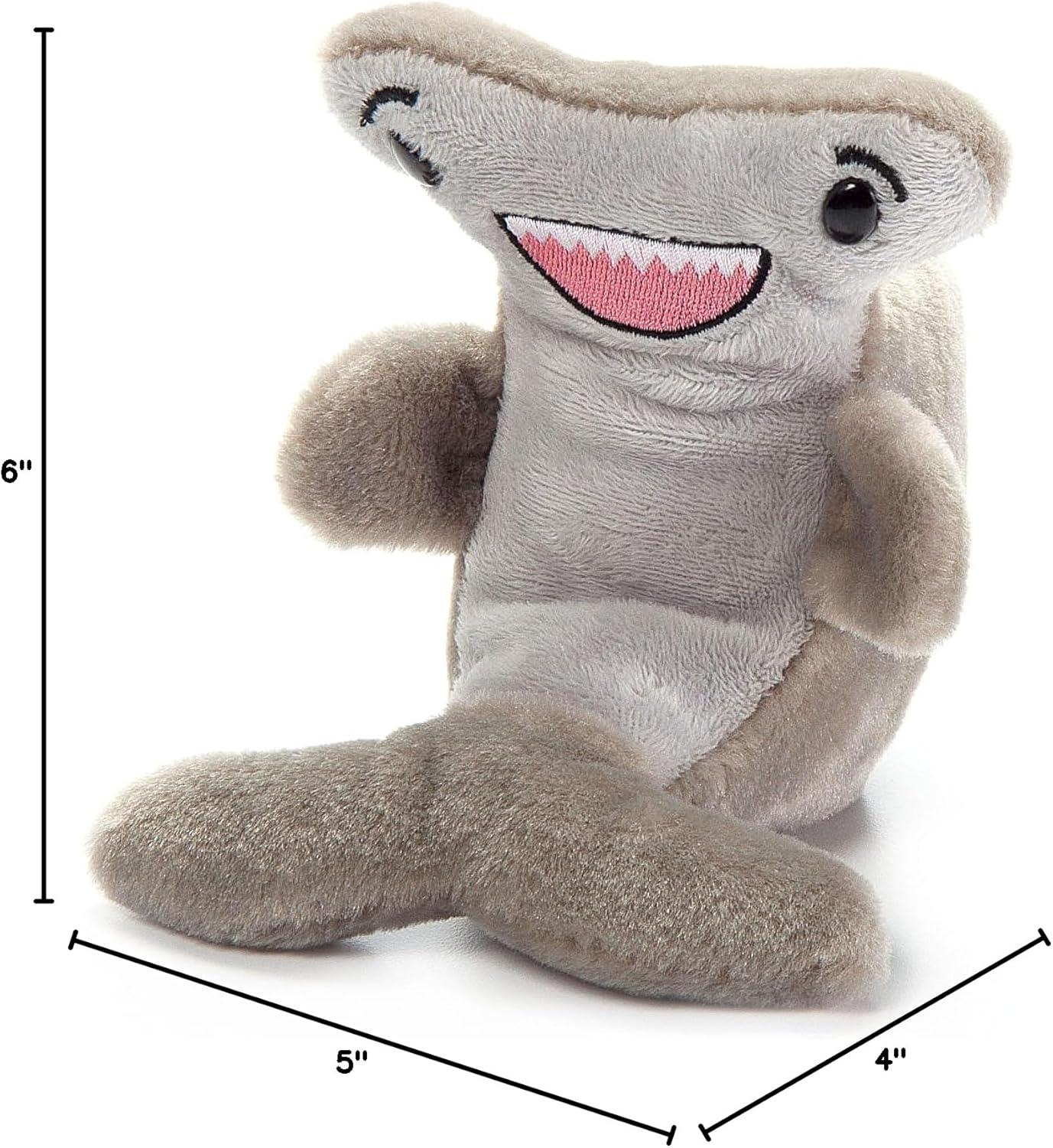image:imageThe Petting Zoo Hammerhead Shark Stuffed Animal Plushie Gifts for Kids Nuggetz Animals Shark Plush Toy 6 inches