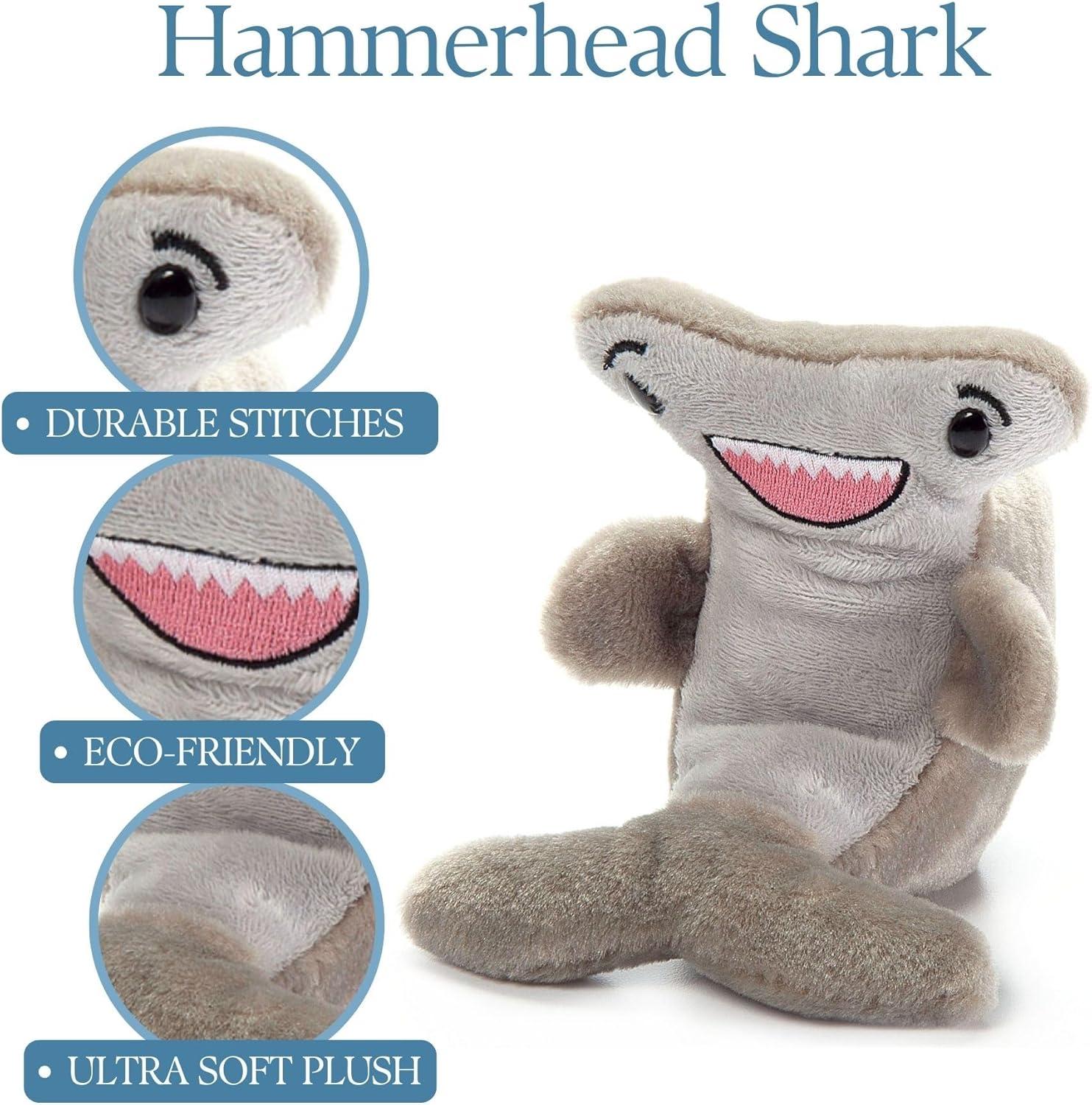image:imageThe Petting Zoo Hammerhead Shark Stuffed Animal Plushie Gifts for Kids Nuggetz Animals Shark Plush Toy 6 inches