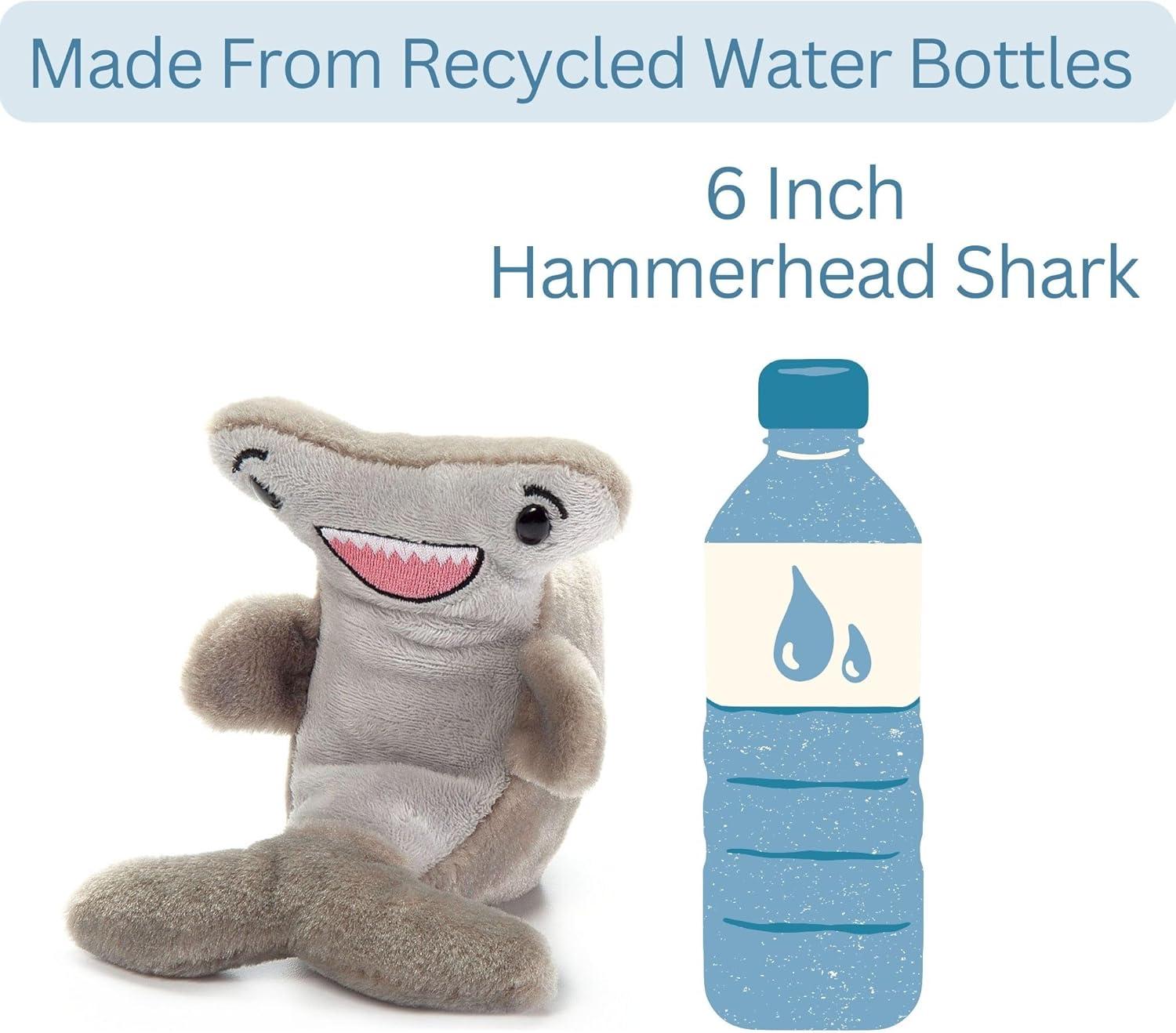 image:imageThe Petting Zoo Hammerhead Shark Stuffed Animal Plushie Gifts for Kids Nuggetz Animals Shark Plush Toy 6 inches