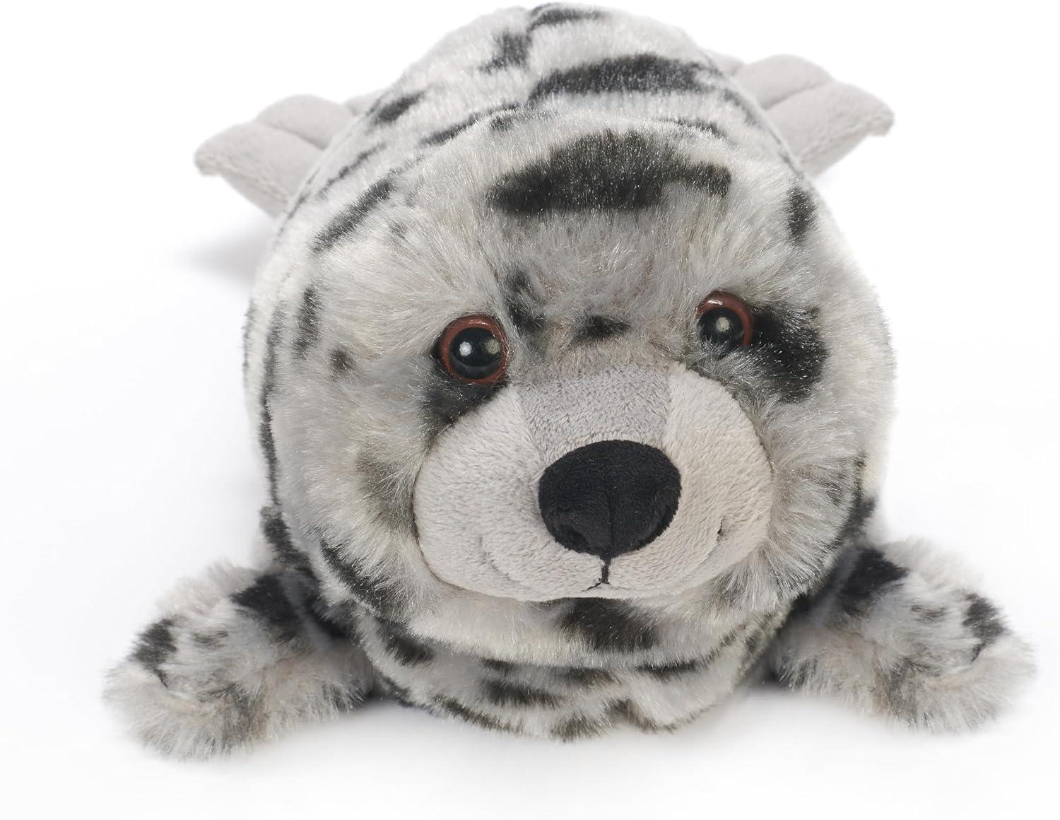 image:imageThe Petting Zoo Harbor Seal Gray Stuffed Animal Plushie Gifts for Kids Wild Onez Wildlife Animals Seal Plush Toy 12 inches