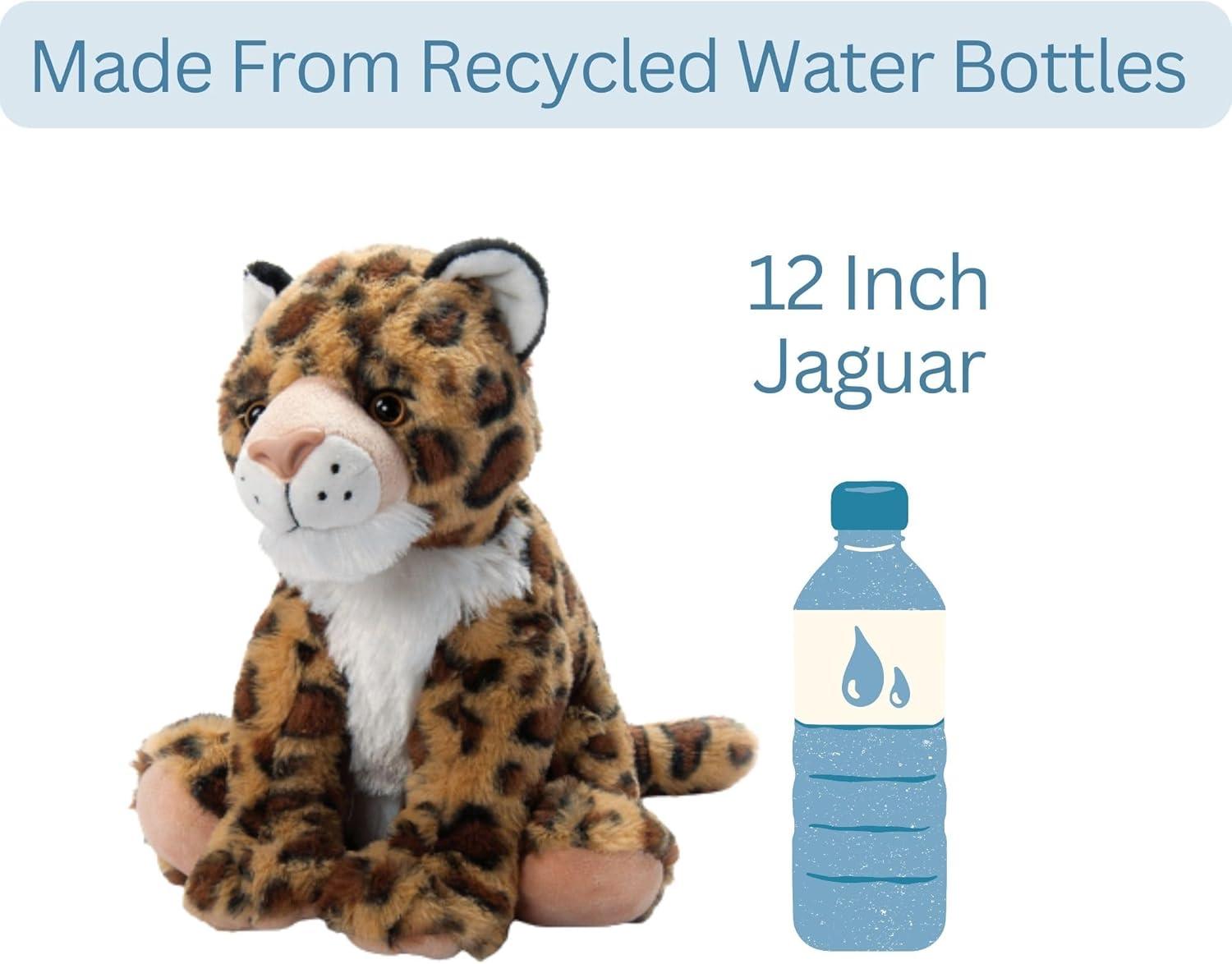 image:imageThe Petting Zoo Jaguar Stuffed Animal Gifts for Kids Wild Onez Zoo Animals Jaguar Plush Toy 12 inches
