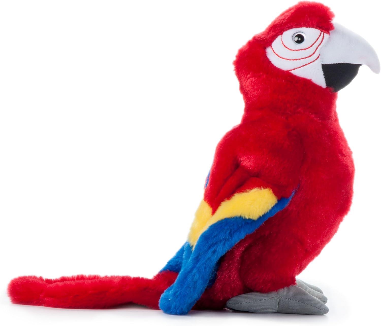 image:imageThe Petting Zoo Macaw Stuffed Animal Gifts for Kids Wild Onez Zoo Animals Scarlet Macaw Plush Toy 12 inches