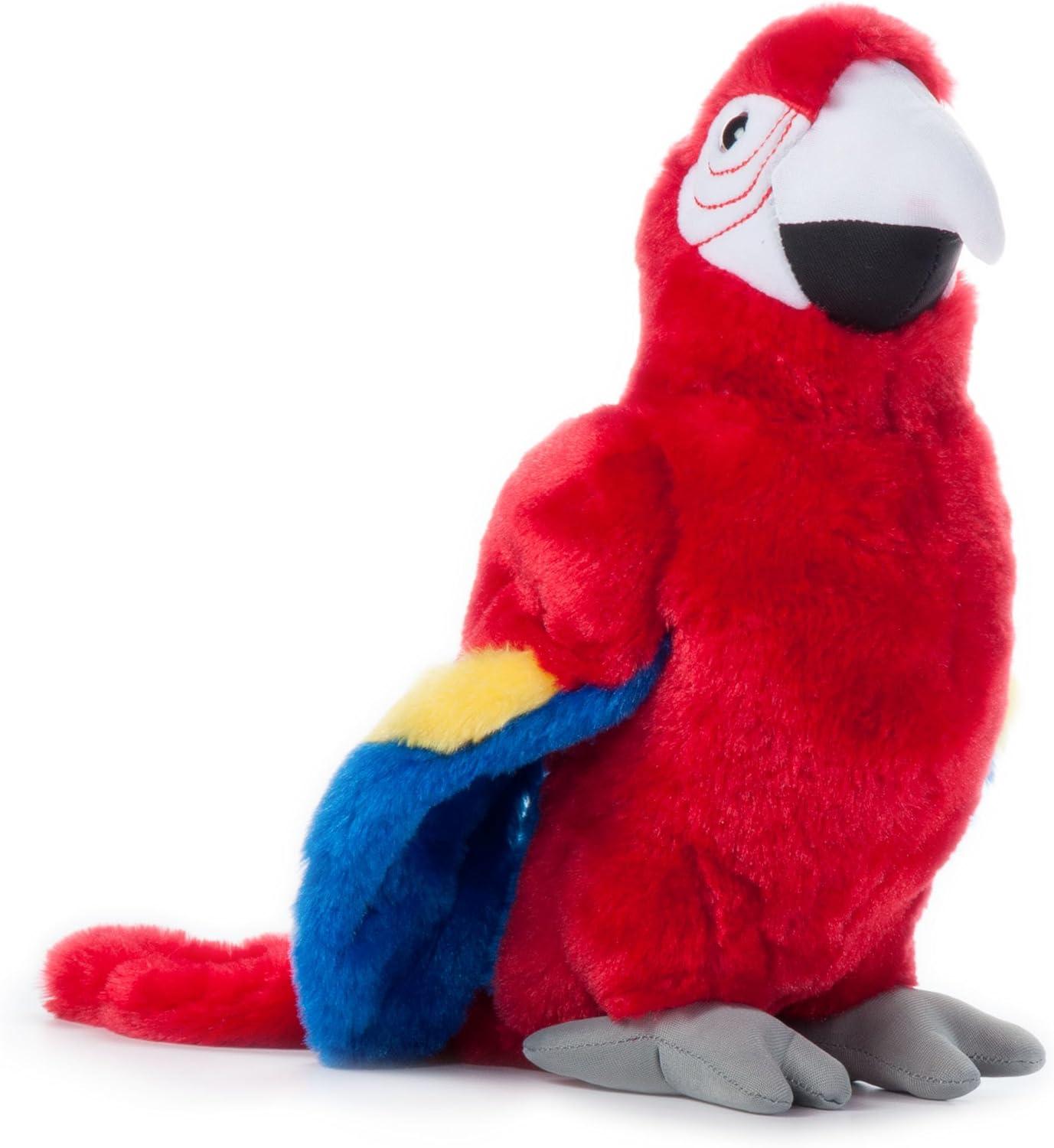 image:imageThe Petting Zoo Macaw Stuffed Animal Gifts for Kids Wild Onez Zoo Animals Scarlet Macaw Plush Toy 12 inches