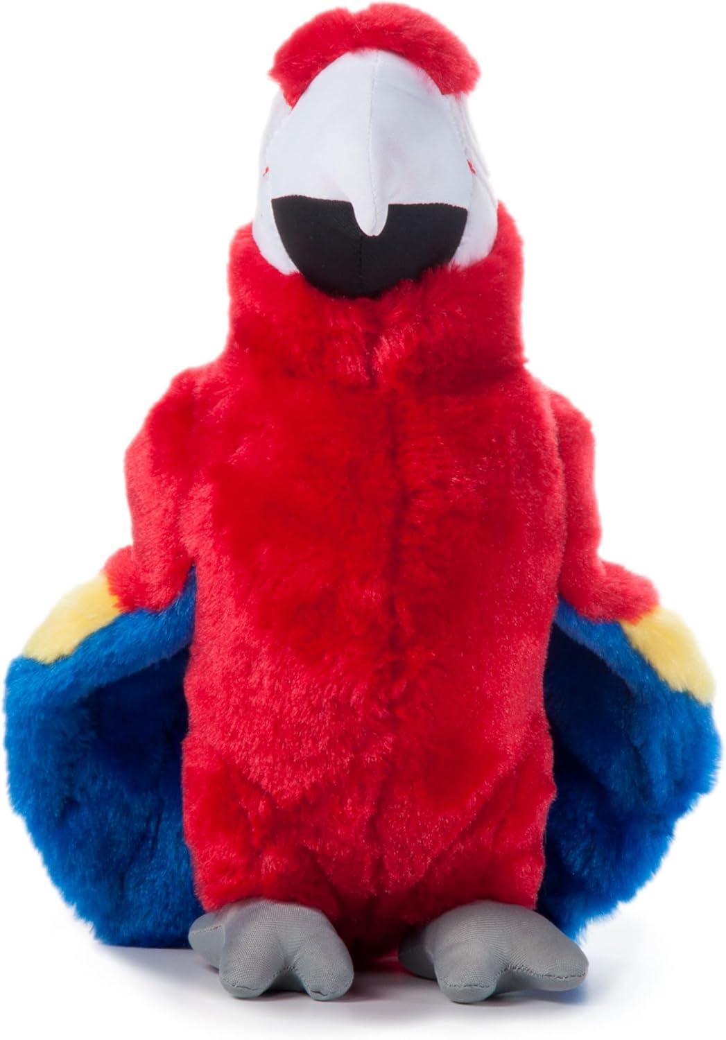 image:imageThe Petting Zoo Macaw Stuffed Animal Gifts for Kids Wild Onez Zoo Animals Scarlet Macaw Plush Toy 12 inches