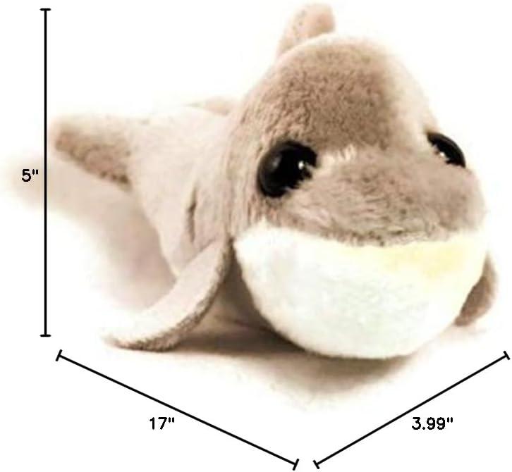 image:imageThe Petting Zoo Mermaid Doll with Dolphin Stuffed Animal Great Gifts for Girls Mermaid Plush Doll with Dolphin Plush Toy 17 inch Dark Skin
