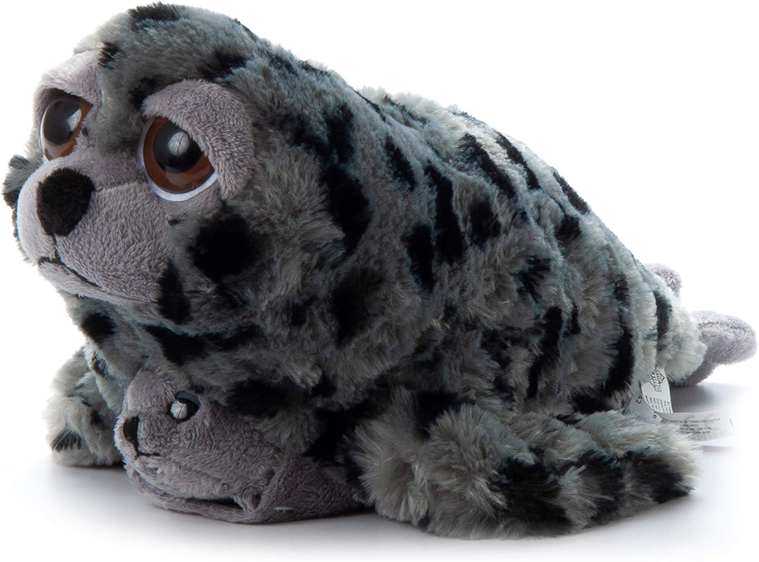image:imageThe Petting Zoo Mom and Baby Harbor Seal Stuffed Animal Gifts for Kids Pocketz Ocean Animals Harbor Seal Plush Toy 14 inches